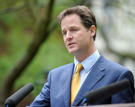 Nick Clegg, viceprimeiro ministro británico