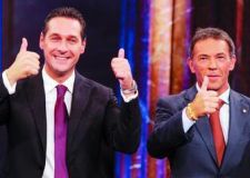 Strache (FPÖ) e Haider (BZÖ),este domingo