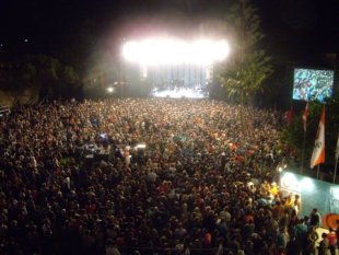 O escenario do FMM de Sines