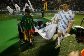 Imaxe do partido do ano pasado, fronte a Camerún