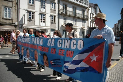 Outra das pancartas que acompañou a manifestación